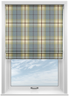 Highland, Duckegg - Twist&Fit Roman Blind